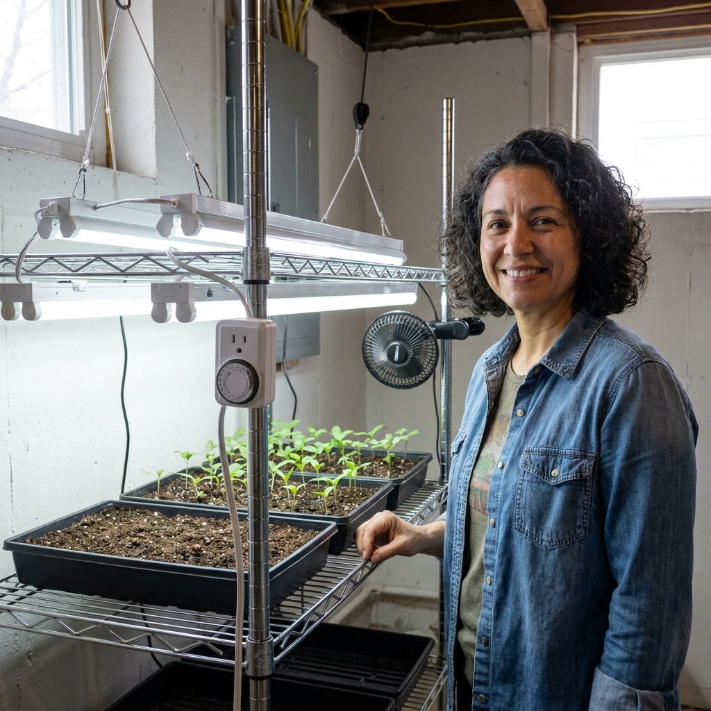 Starting Vegetable Seeds Indoors Without a Greenhouse