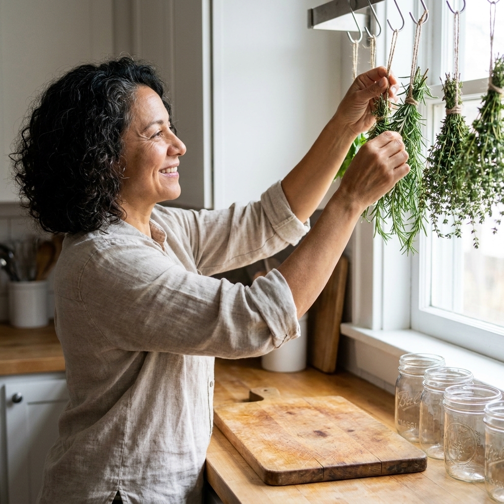 Harvest, Dry, and Store Herbs for Winter