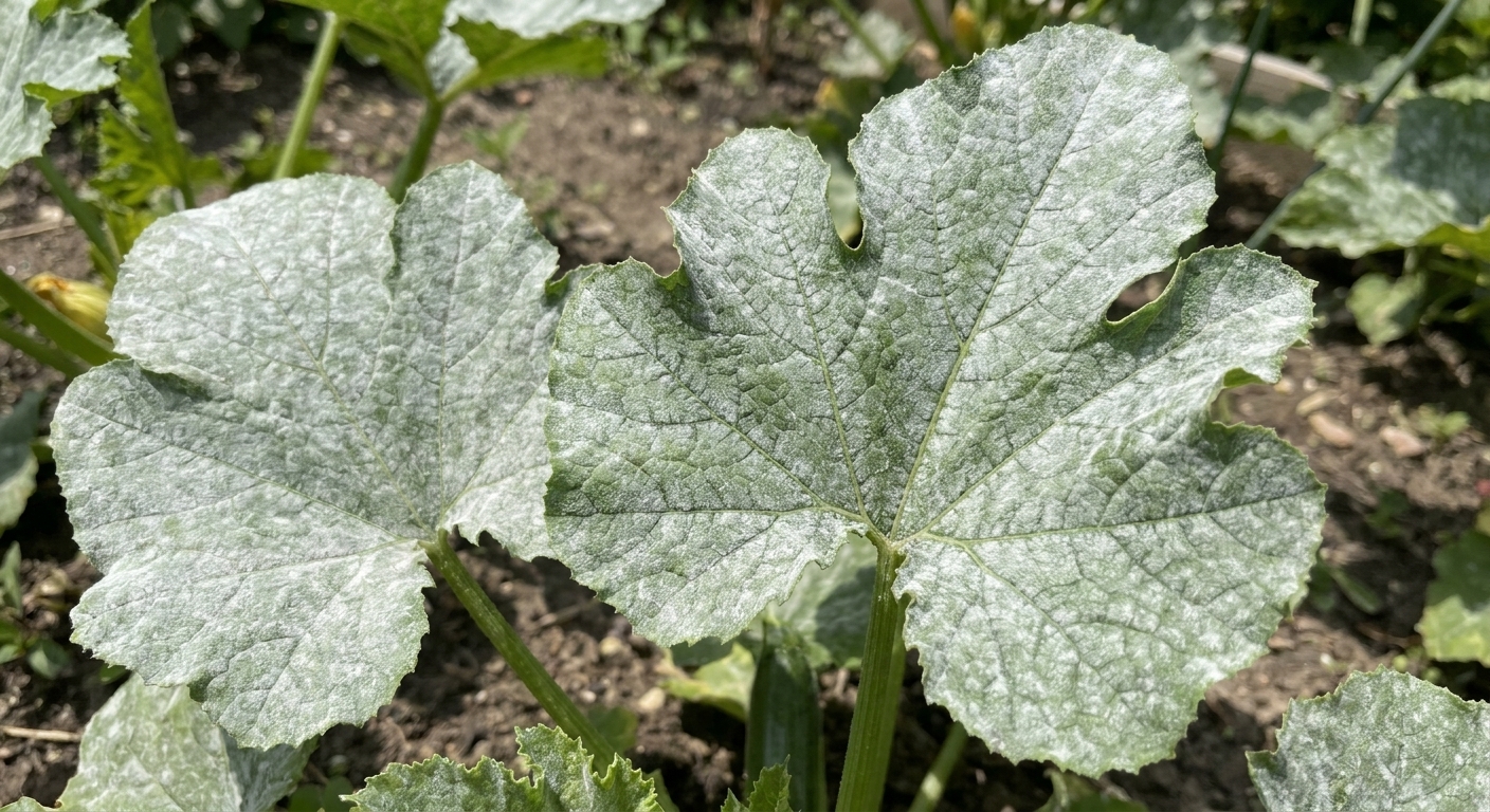 Powdery Mildew on Vegetables